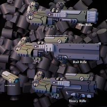 Load image into Gallery viewer, Kitbash Sprues: Mk2 Koi Hardsuit