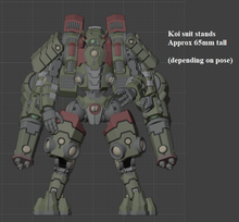 Load image into Gallery viewer, Koi Brrrrt - Mkii Light Hardsuit Squad (3x)