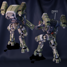 Load image into Gallery viewer, Shortfin Asagi - Mkii Light Hardsuit Squad (3x)
