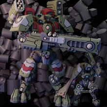 Load image into Gallery viewer, Koi Asagi - Mkii Light Hardsuit Squad (3x)
