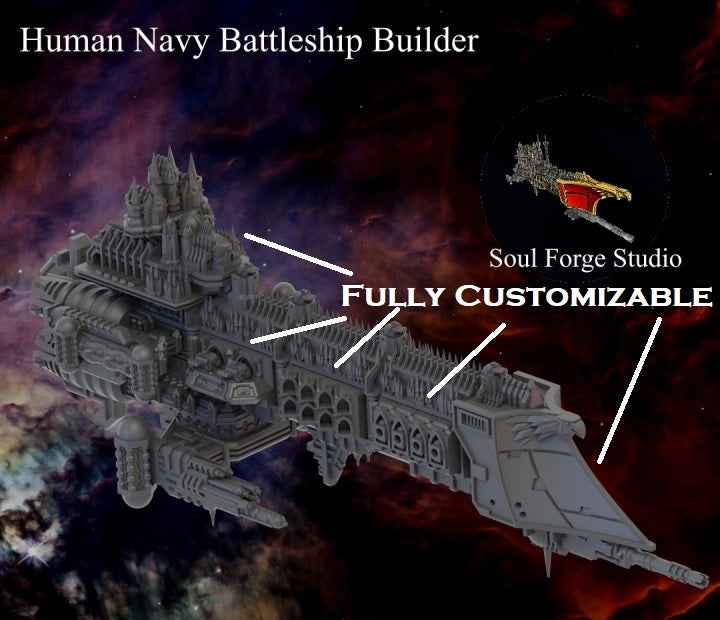 Human Navy Cyanide Pattern Battleship