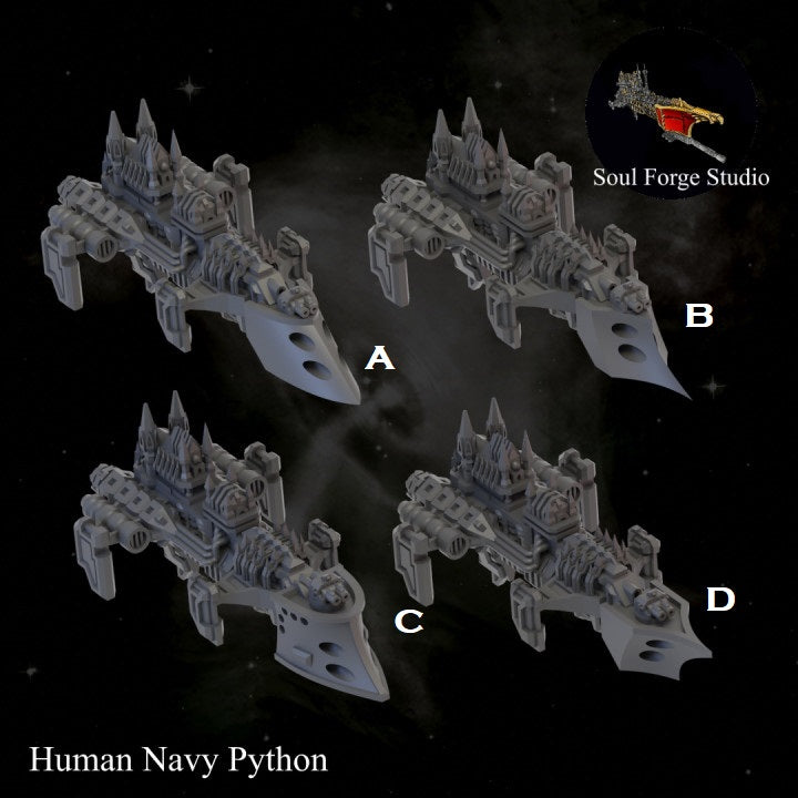 Human Navy Python Escort x4