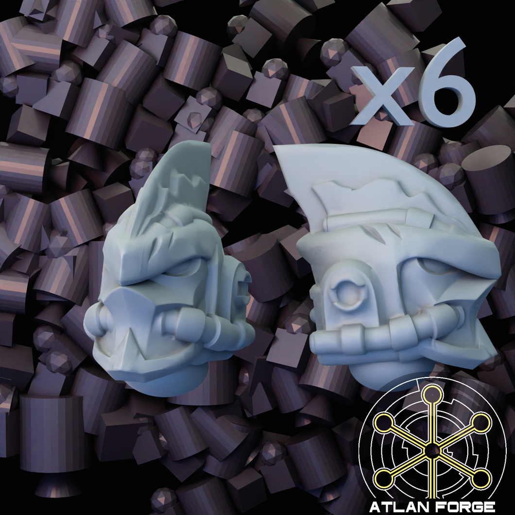 6x Shark Guard Heads B
