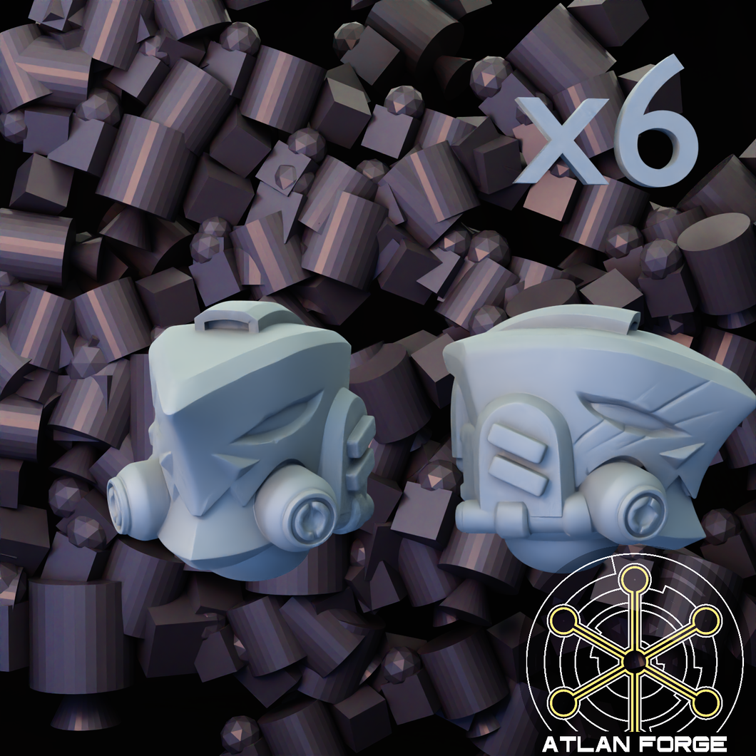 6x Shark Heavy Boarding Heads B