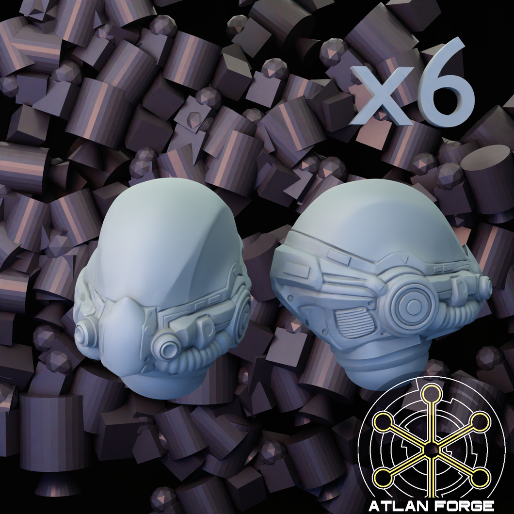 6x SharkKai Heads A