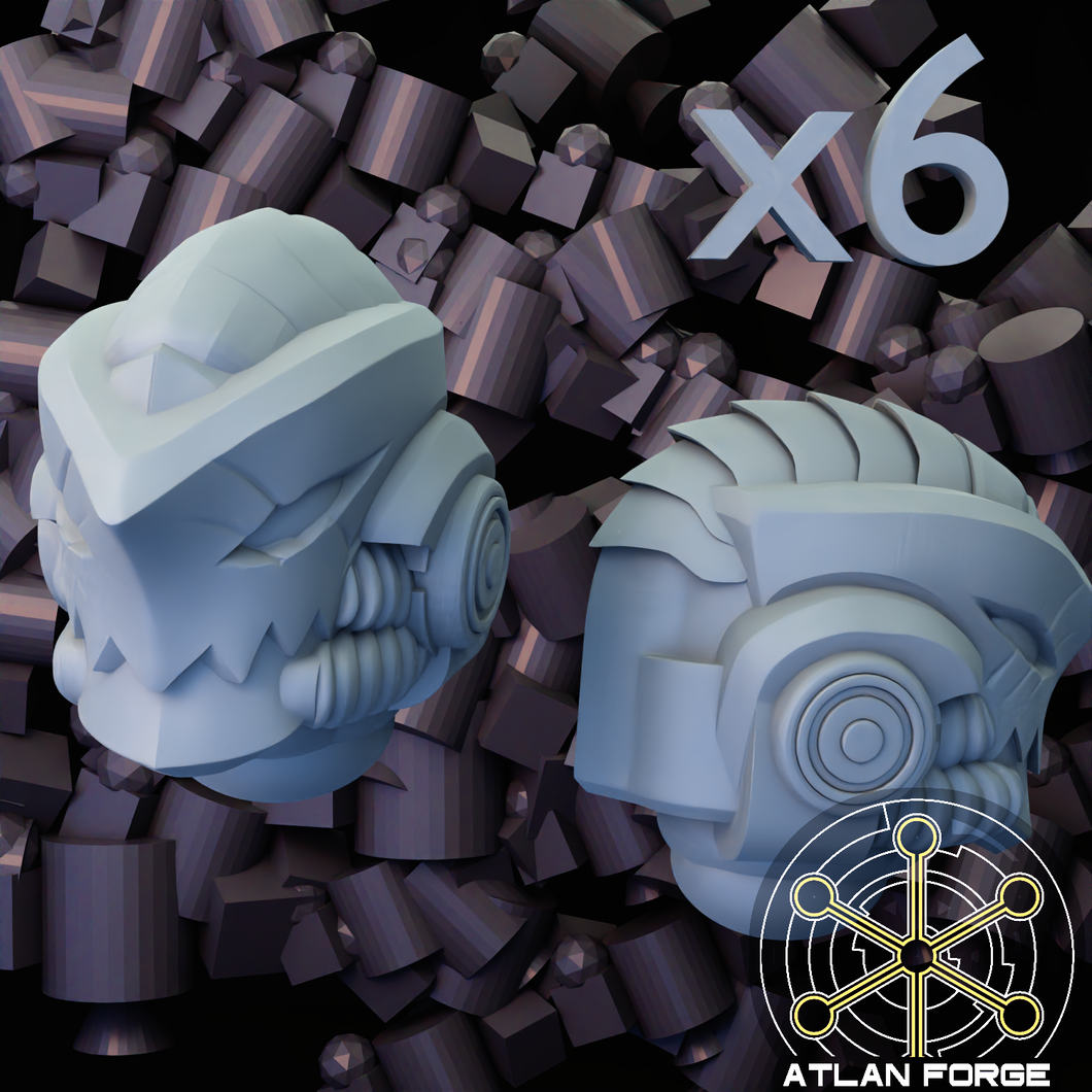 6x SharkKai Heads C