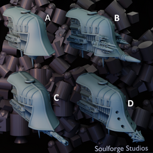 Load image into Gallery viewer, Gloomy Cyanide Pattern Battleship
