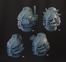 Load image into Gallery viewer, 12x Cross Crusader Helmets
