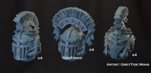 Load image into Gallery viewer, 12x Roman Templar Helmets
