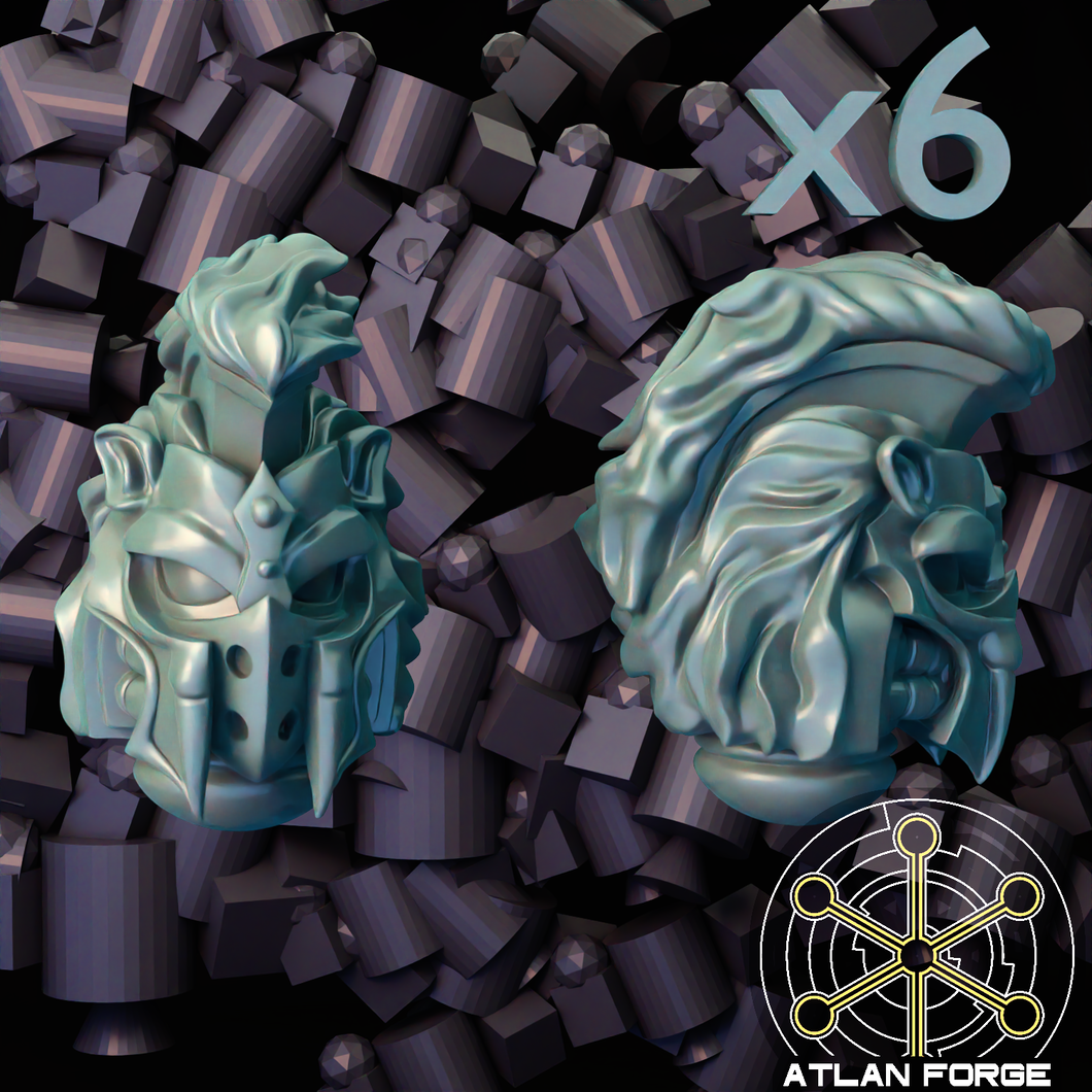 6x LionGuard Heads 1 Spartan