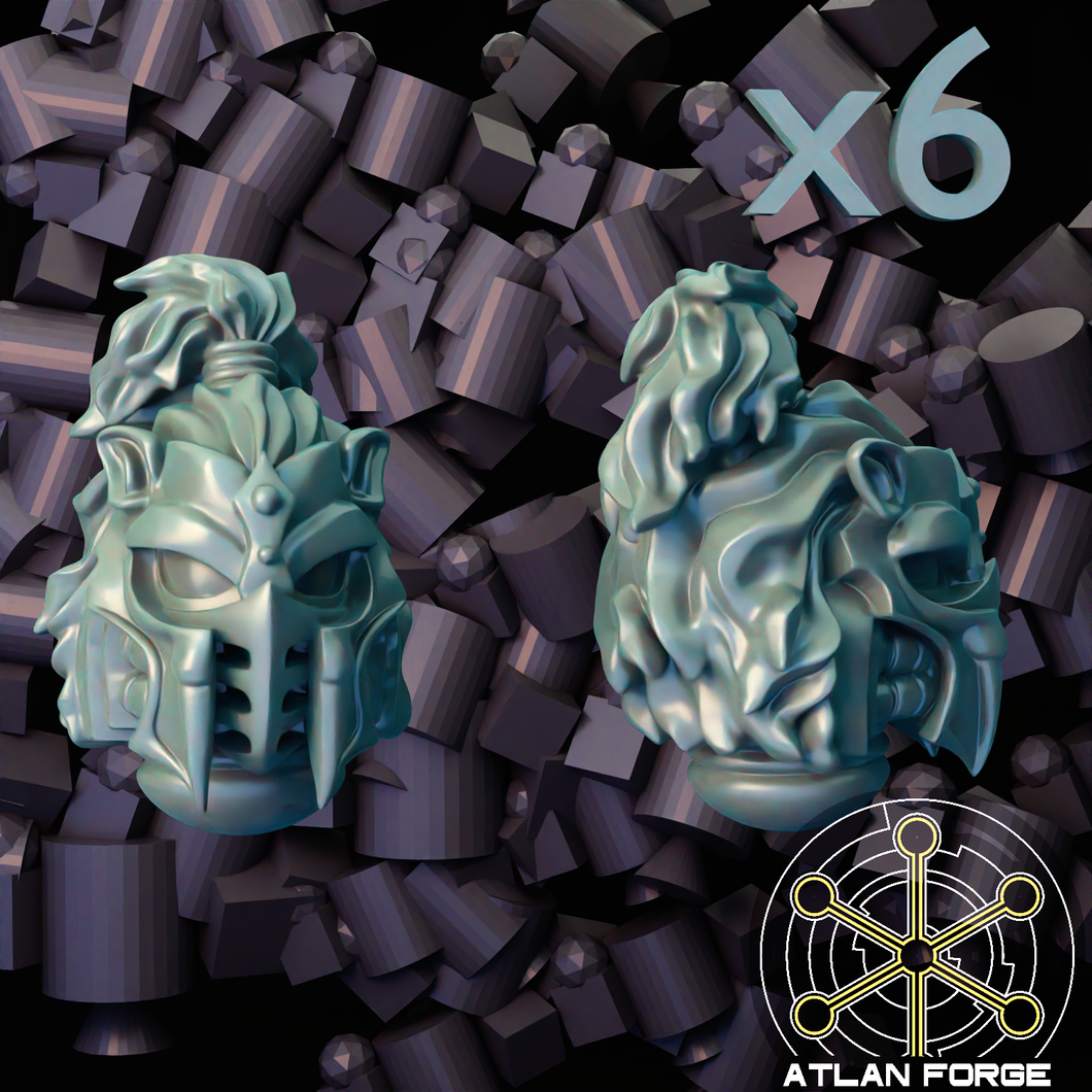 6x LionGuard Heads 2 PonyTail