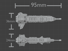 Load image into Gallery viewer, 2x Terran Daring Class Light Cruisers
