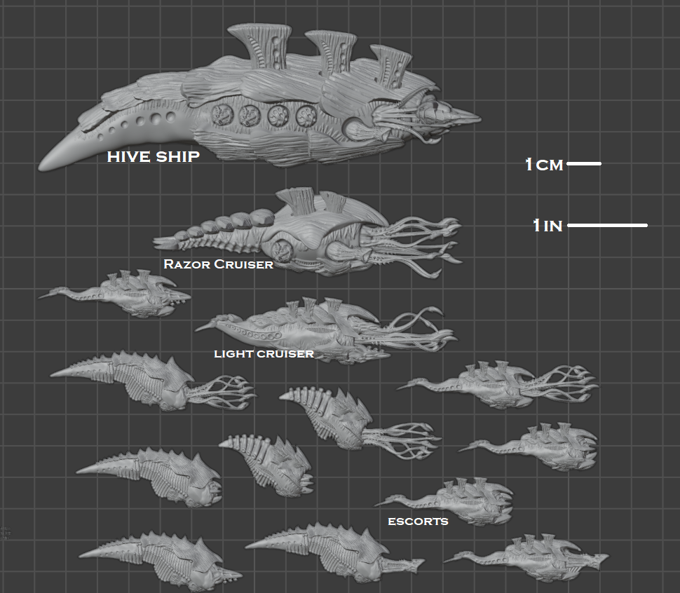 4x Space Bug Levi Feeder Escorts – GodForge