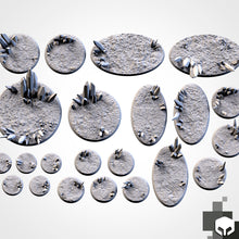 Load image into Gallery viewer, Magnetic Crystal Xeno Bases (select your size) for miniatures
