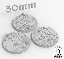 Load image into Gallery viewer, Cthulu Bases (select your size) for miniatures
