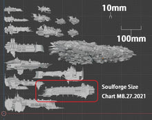 Load image into Gallery viewer, The Unbreakable Speculation, Titanic Battleship, Soulforge Battlefleet
