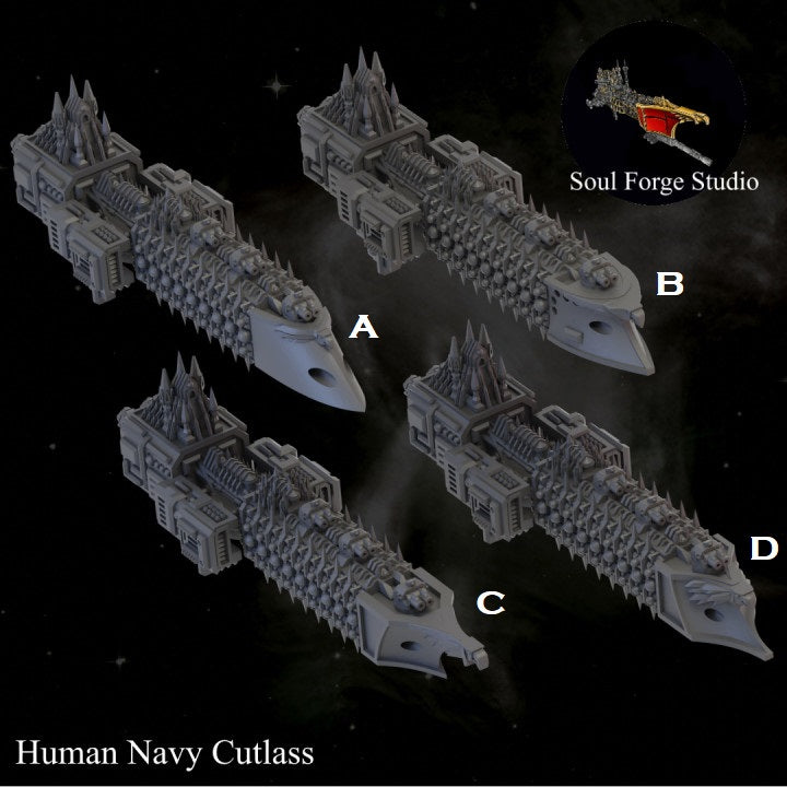 Human Navy Cutlass Escort X3