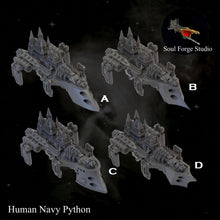 Load image into Gallery viewer, Human Navy Python Escort x4
