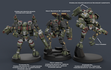 Load image into Gallery viewer, Koi - Mk1 Light Hardsuit Squad (3x)
