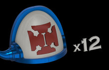 Load image into Gallery viewer, Squad Symbol: LT Cross Shoulderpad, 12x , Horned Trim, Standard Style
