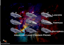 Load image into Gallery viewer, Anarchist Light Cruiser 1x
