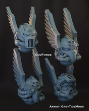 Load image into Gallery viewer, 12x Winged Greathelm Helmets

